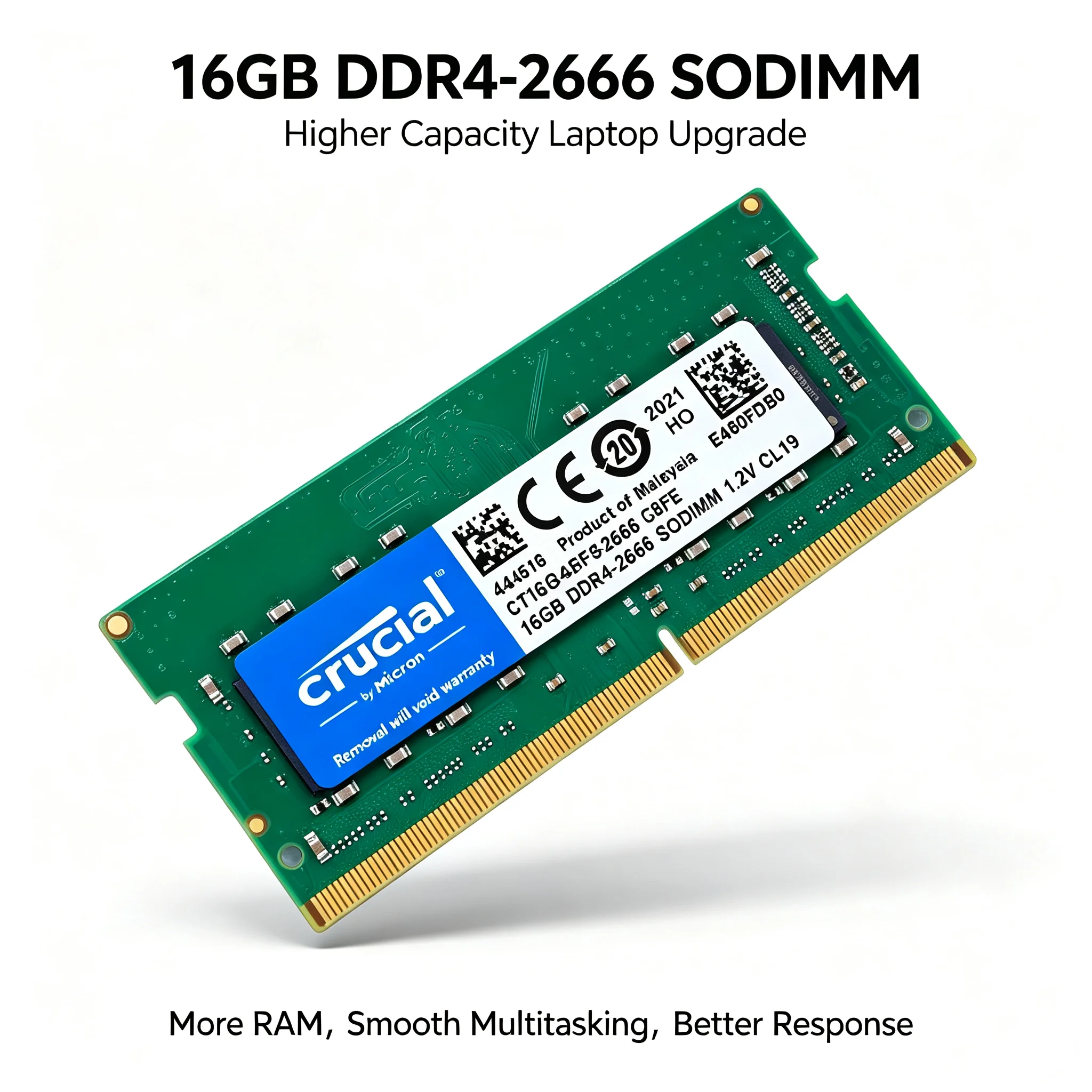 Crucial 1 adet/2 adet DDR4 diz - Sodimm Ddr4 incelemesi ve fiyatı