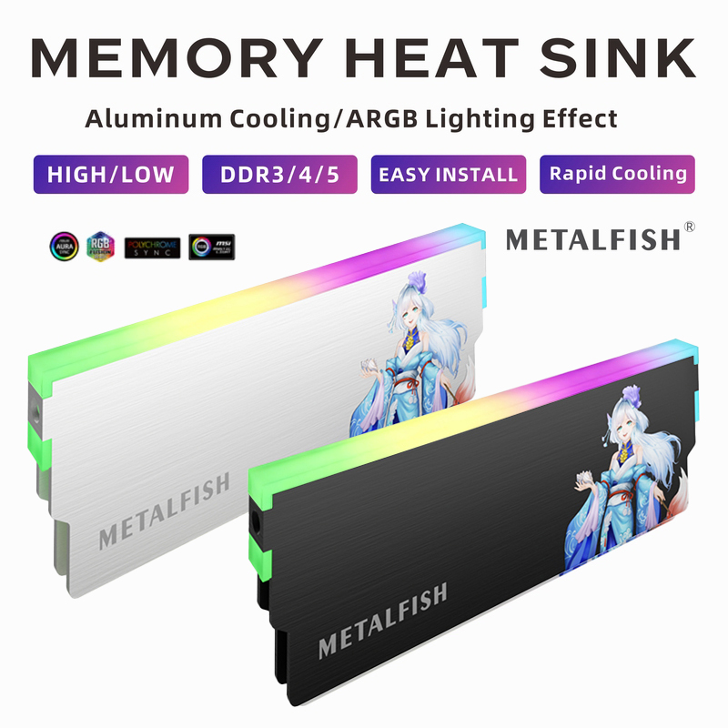 METALFISH DRAM Soğutucu 5 V-3P - Ddr4 8Gb incelemesi ve fiyatı
